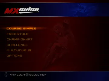 MX Rider screen shot title